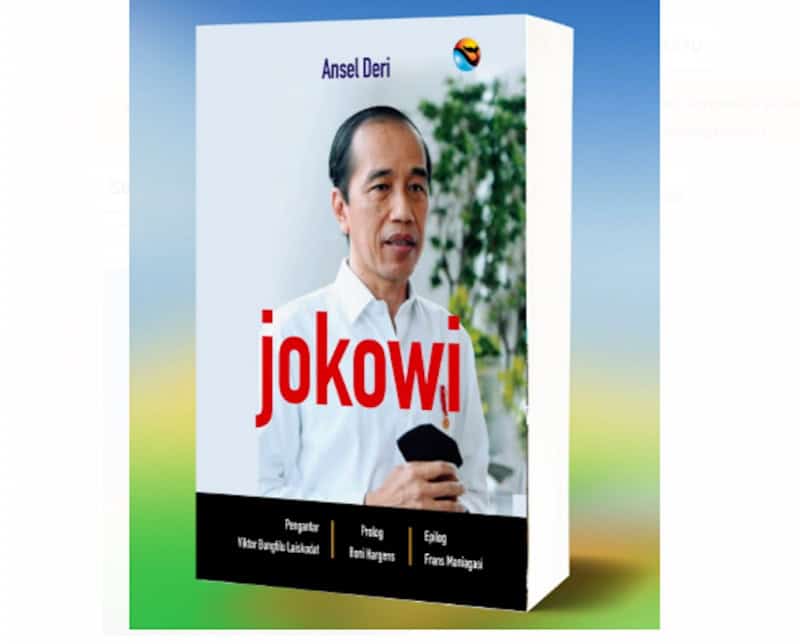 Cover buku berjudul “Jokowi” terbitan Penerbit dan Percetakan Ikan Paus (2024), yang ditulis jurnalis asal NTT, Ansel Deri. - IST