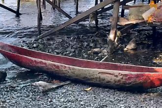 Perahu danau sentani