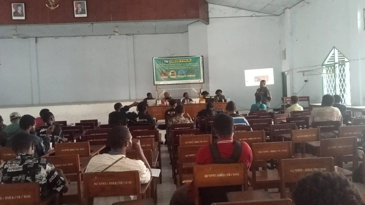 LBH bersama BEM USTJ gelar diskusi bahas pendekatan militerisme dalam PSN 1 LBH