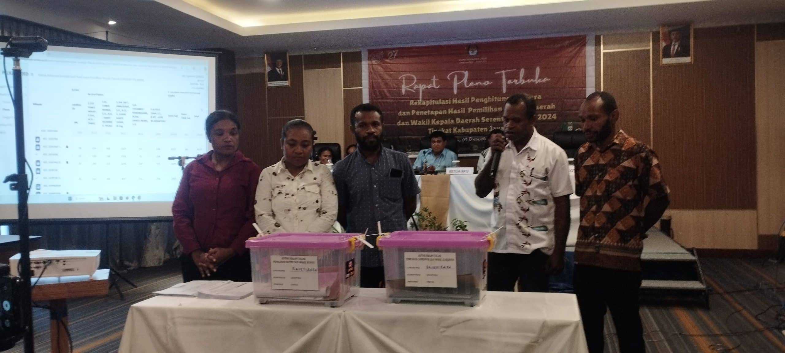 Tersisa sembilan distrik di Kabupaten Jayapura belum lakukan rekapitulasi penghitungan suara 1 Kabupaten Jayapura