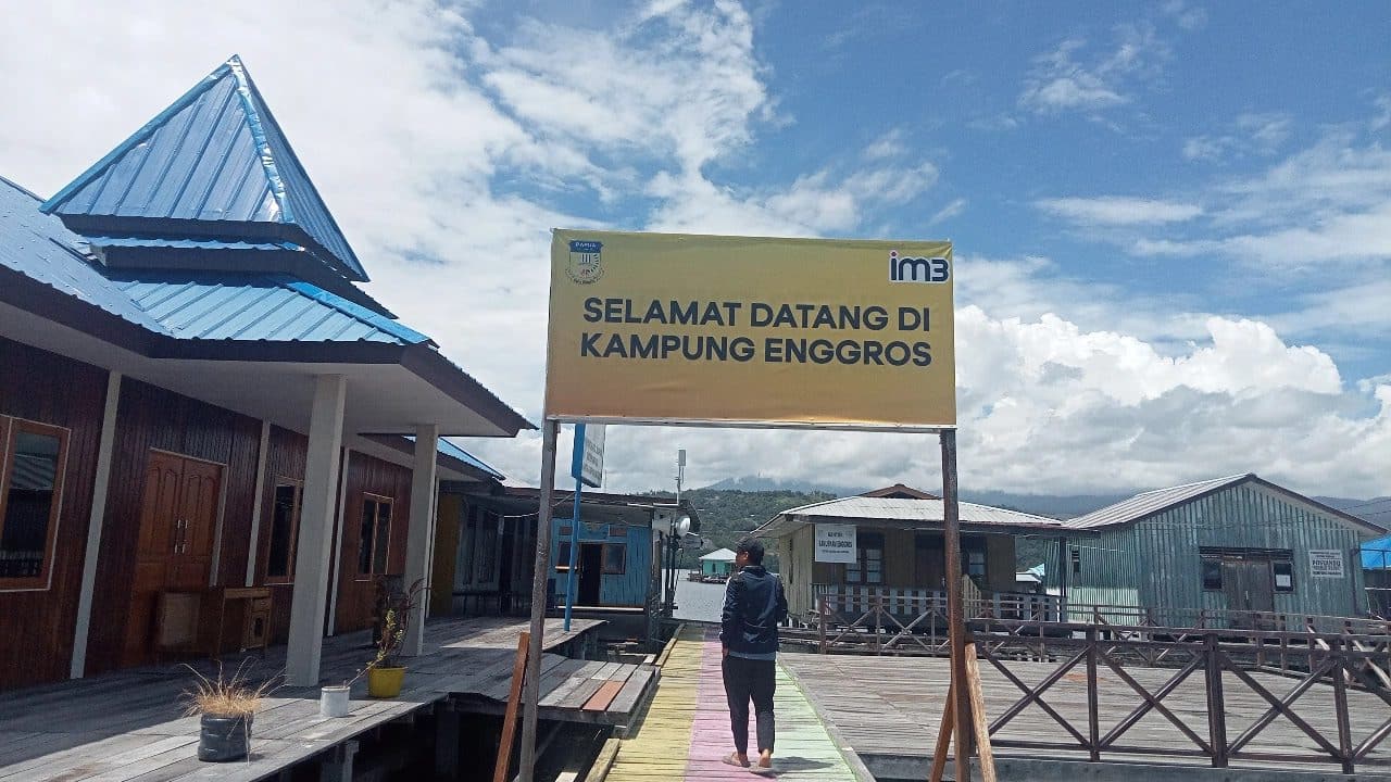 Kampung Enggros, Kota Jayapura, Papua pada Senin (20/01/2025). Jubi/Aida Ulim