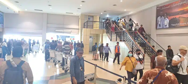 Pada awal puasa ramadan 2025 mencatat jumlah penumpang pada bulan Februari di Bandara Sentani mengalami kenaikan sebanyak 6% yakni 132.643 penumpang dibanding tahun lalu yakni 124.567 penumpang. - IST