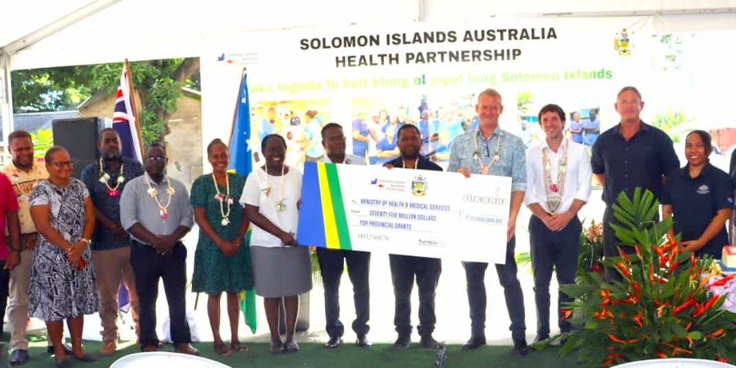 Australia luncurkan Rp2,4 triliun dana kemitraan kesehatan untuk Kepulauan Solomon 1 Kemitran