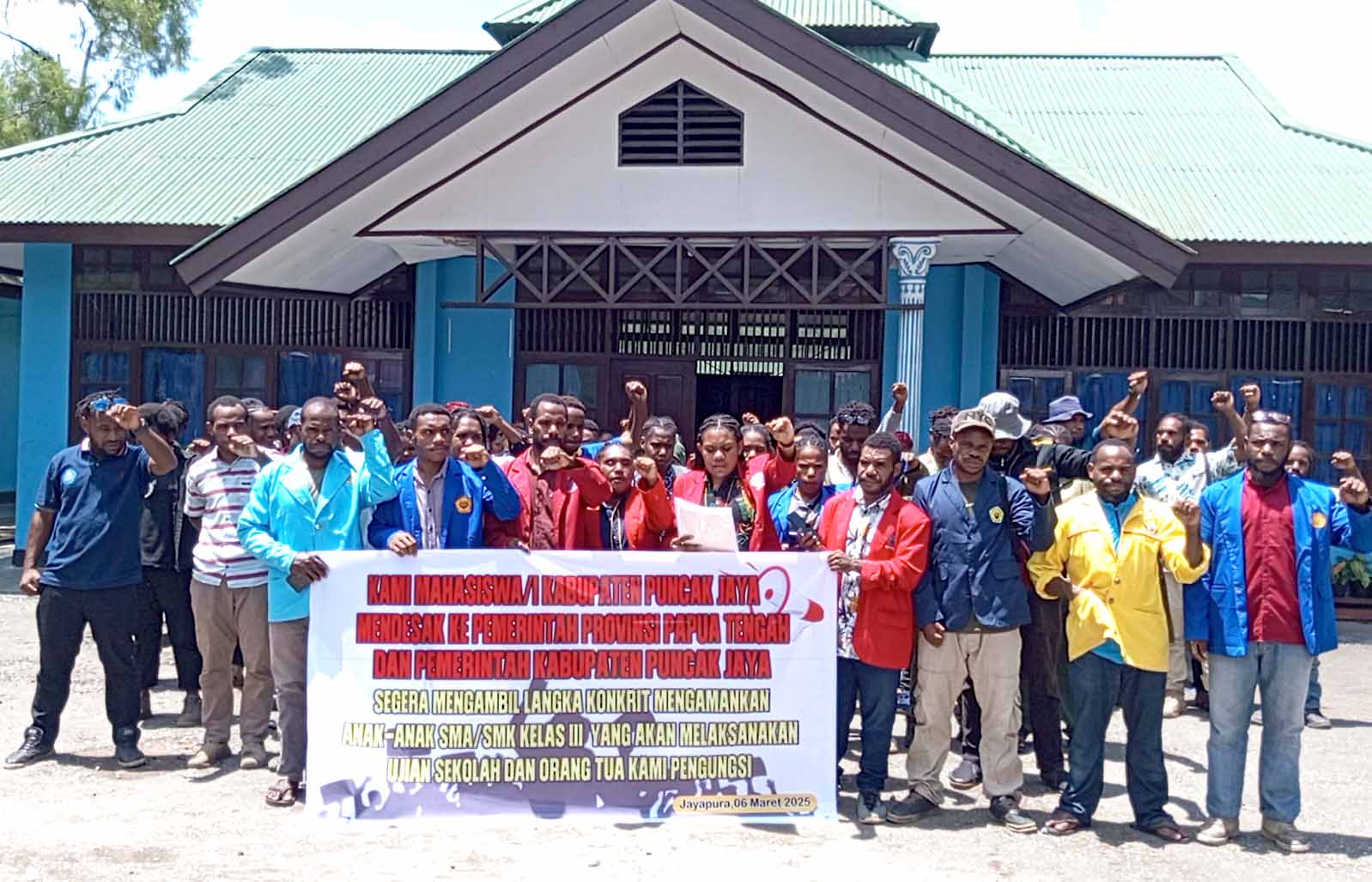 Aktivitas lumpuh, mahasiswa Puncak Jaya desak pemkab ‘selamatkan’ pelajar SMA 1 Mahasiswa