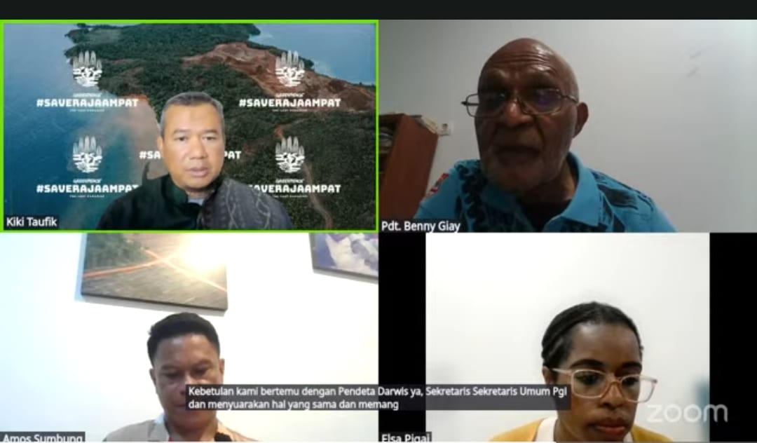 webinar tambang nikel Raja Ampat