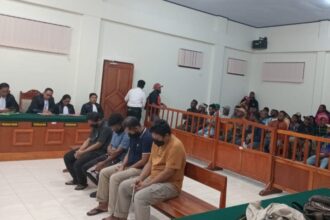 sidang lanjutan penembakan terhadap Tobias Silak ditunda