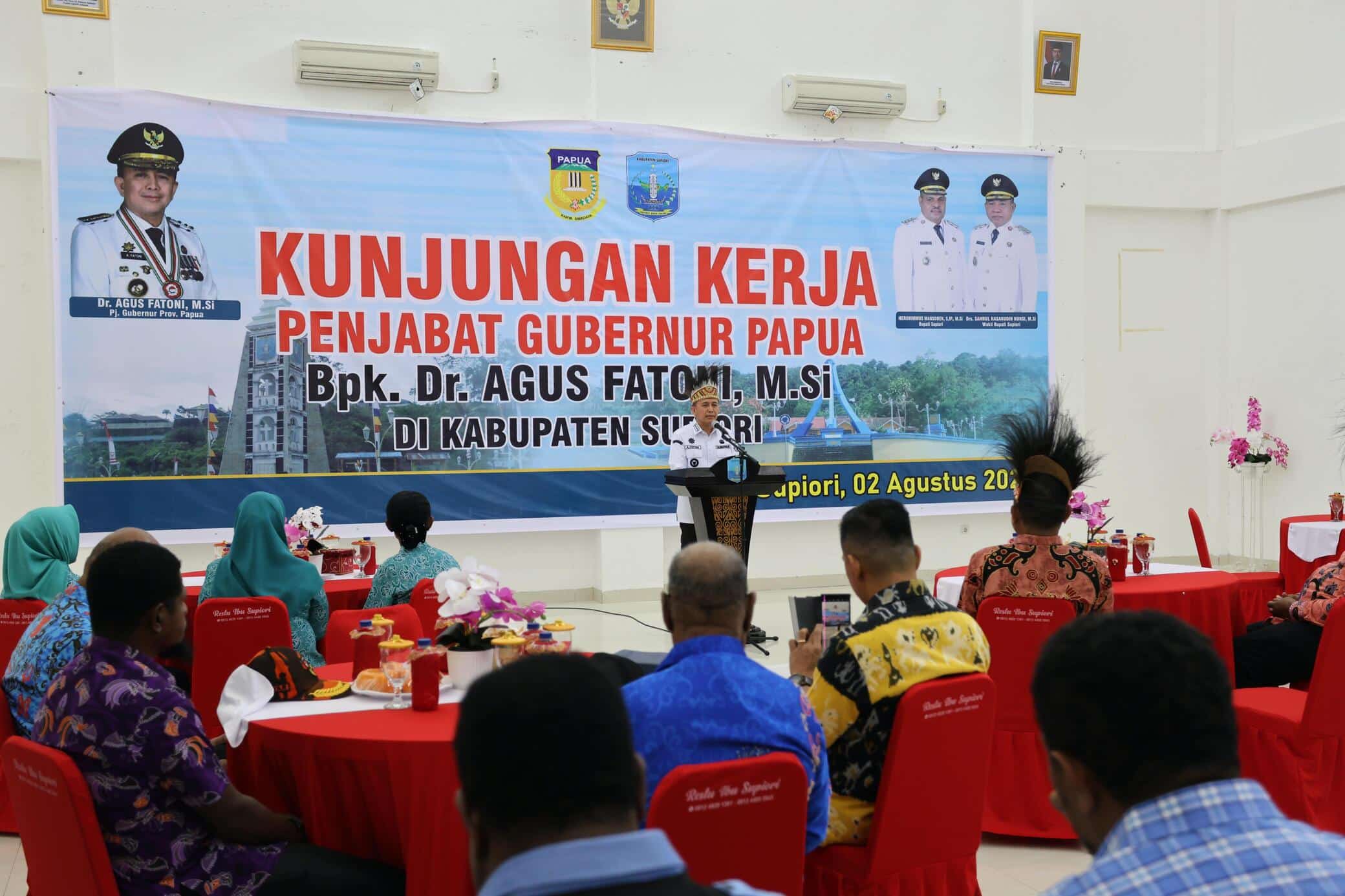 Pj Gubernur Papua ajak masyarakat Supiori sukseskan PSU