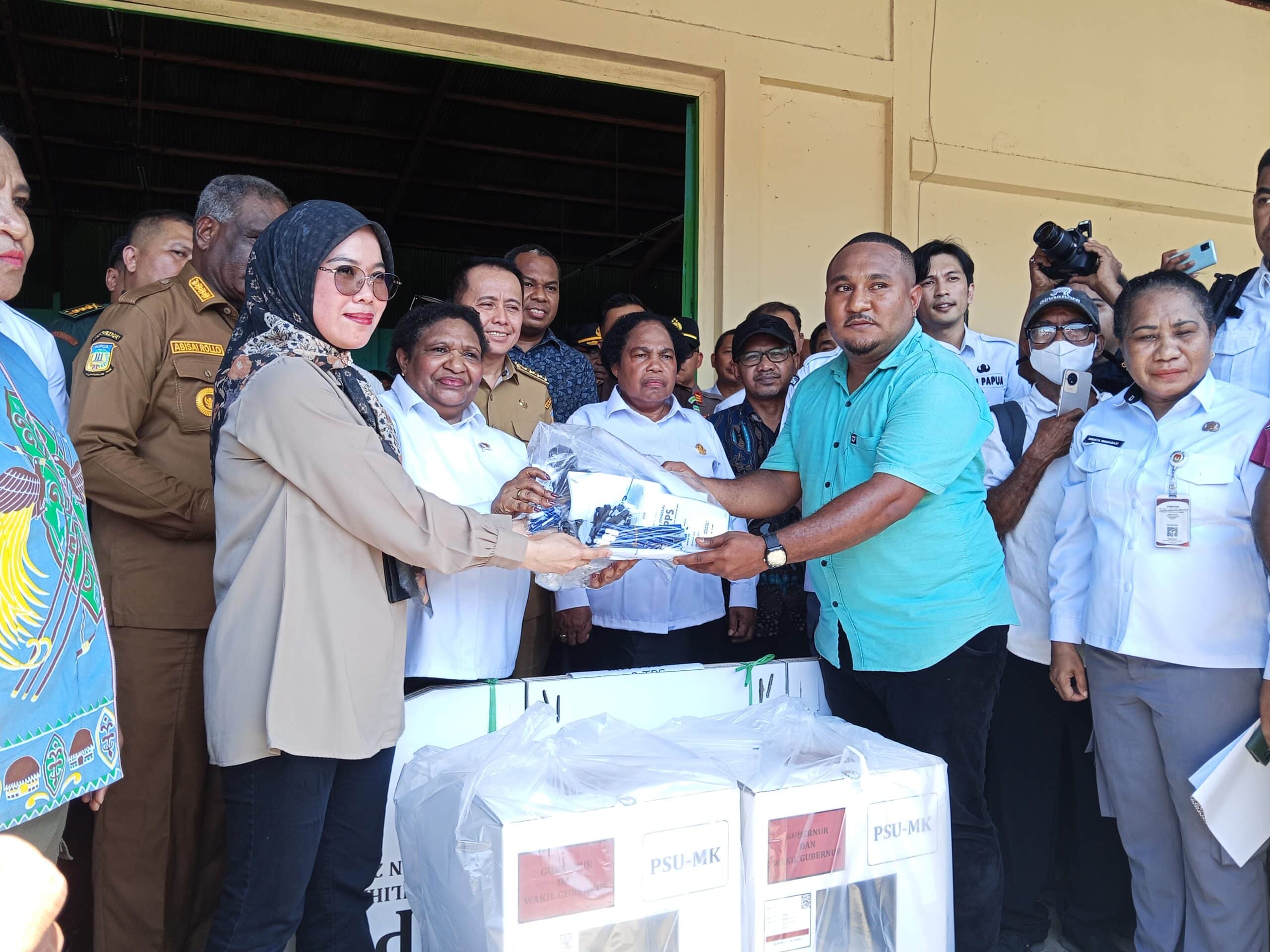 logistik PSU pilgub Papua