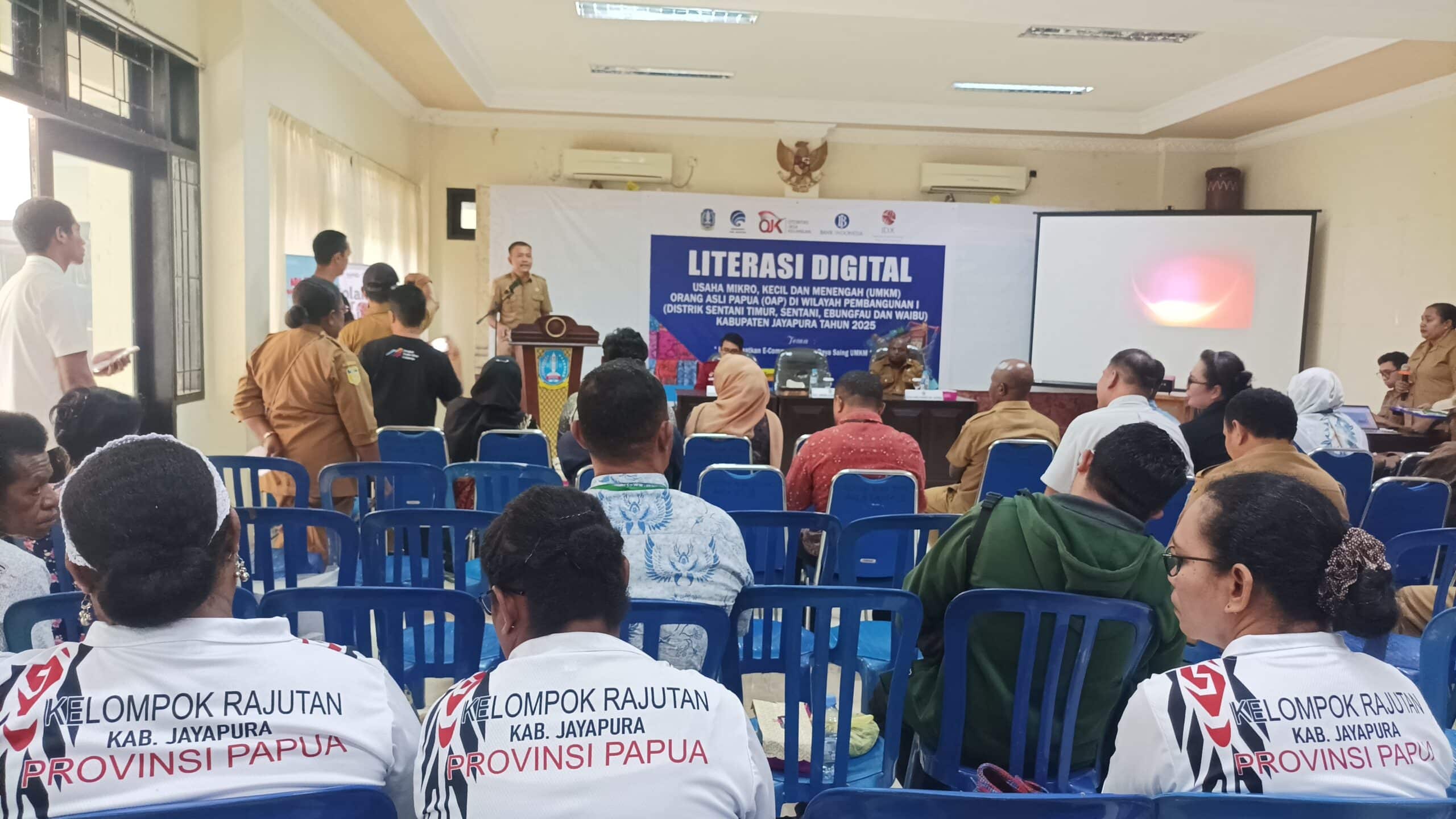 Diskominfo Kabupaten Jayapura gelar literasi digital bagi pelaku UMKM OAP 1 Literasi Digital
