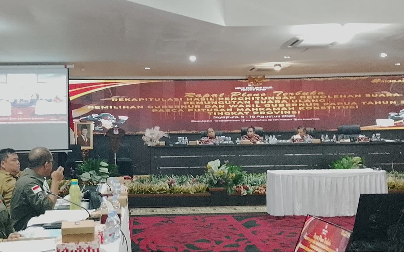 KPU Papua tetapkan perolehan suara PSU pilgub Papua di Kabupaten Keerom 6 psu pilgub papua