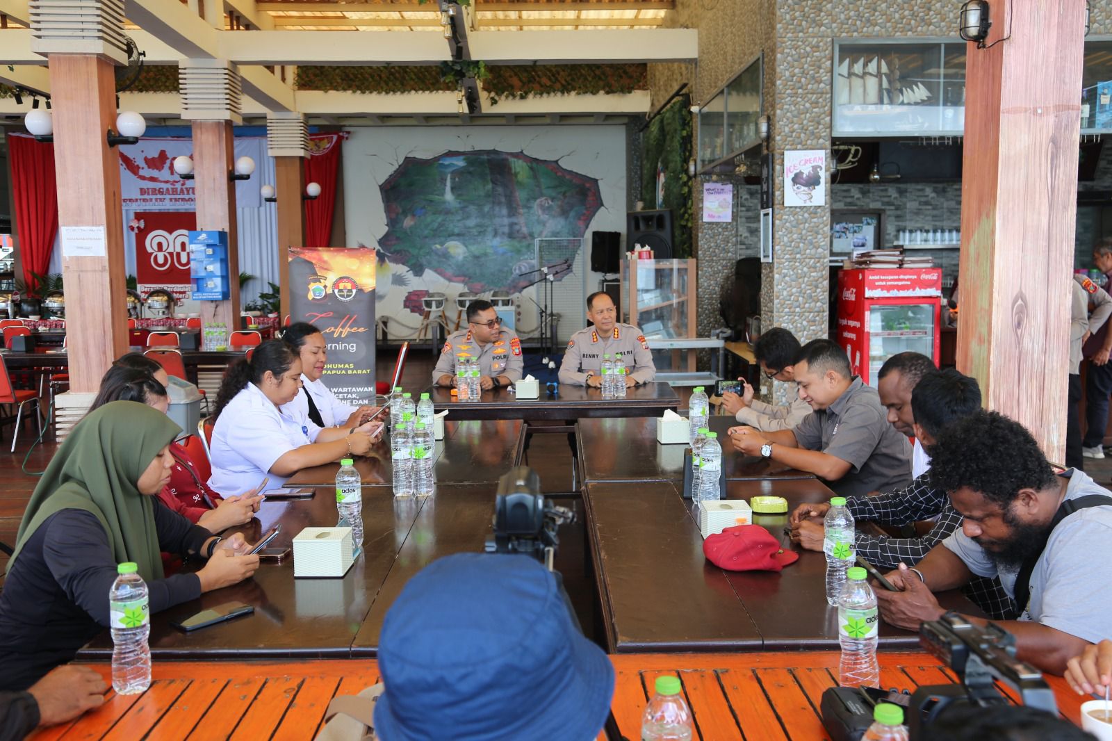 Temui Pemred dan Jurnalis Manokwari, Kapolda Papua Barat komitmen jaga kebebasan pers 5 kapolda Papua Barat