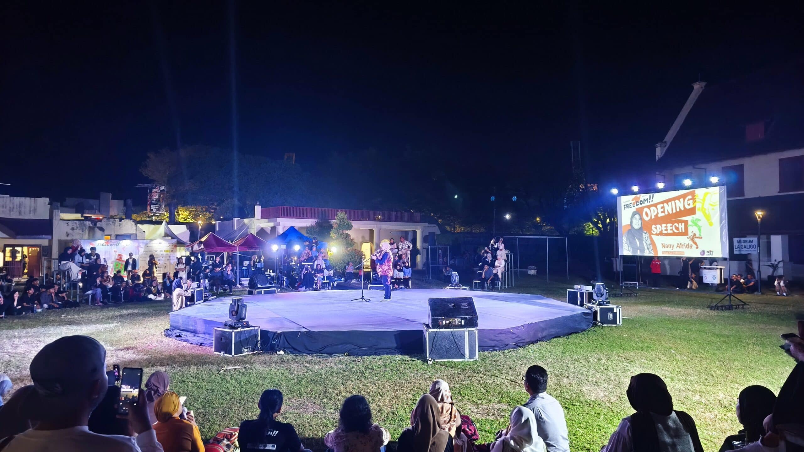 Pembukaan Festival Media ke 9 Aliansi Jurnalis Independen (AJI) Indonesia di Gedung Benteng Ujung Pandang, Makassar. - Jubi/Emanuel Riberu