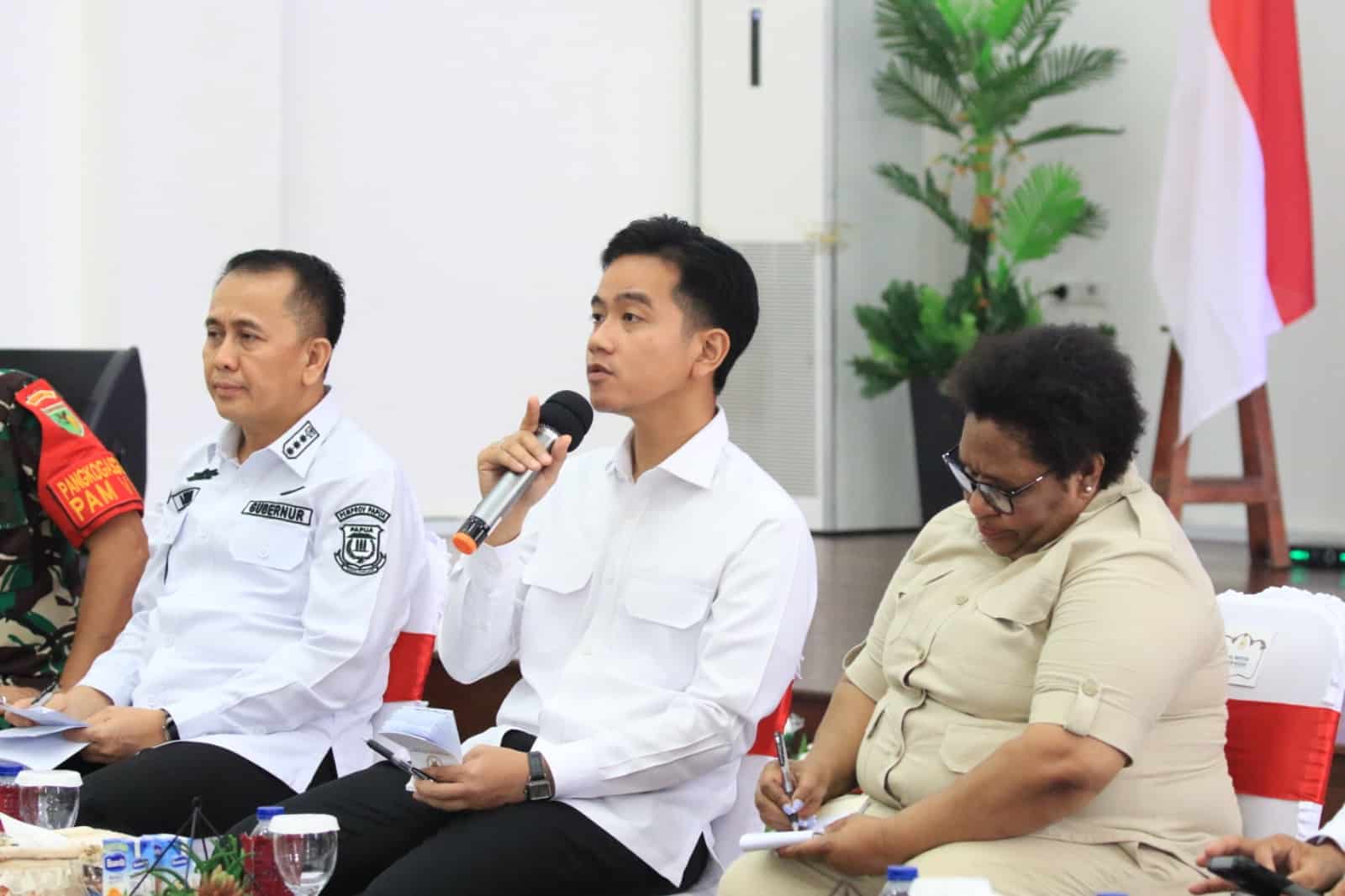 Pj Gubernur Papua sambut kedatangan Wapres di Bandara Sentani 1 WApres