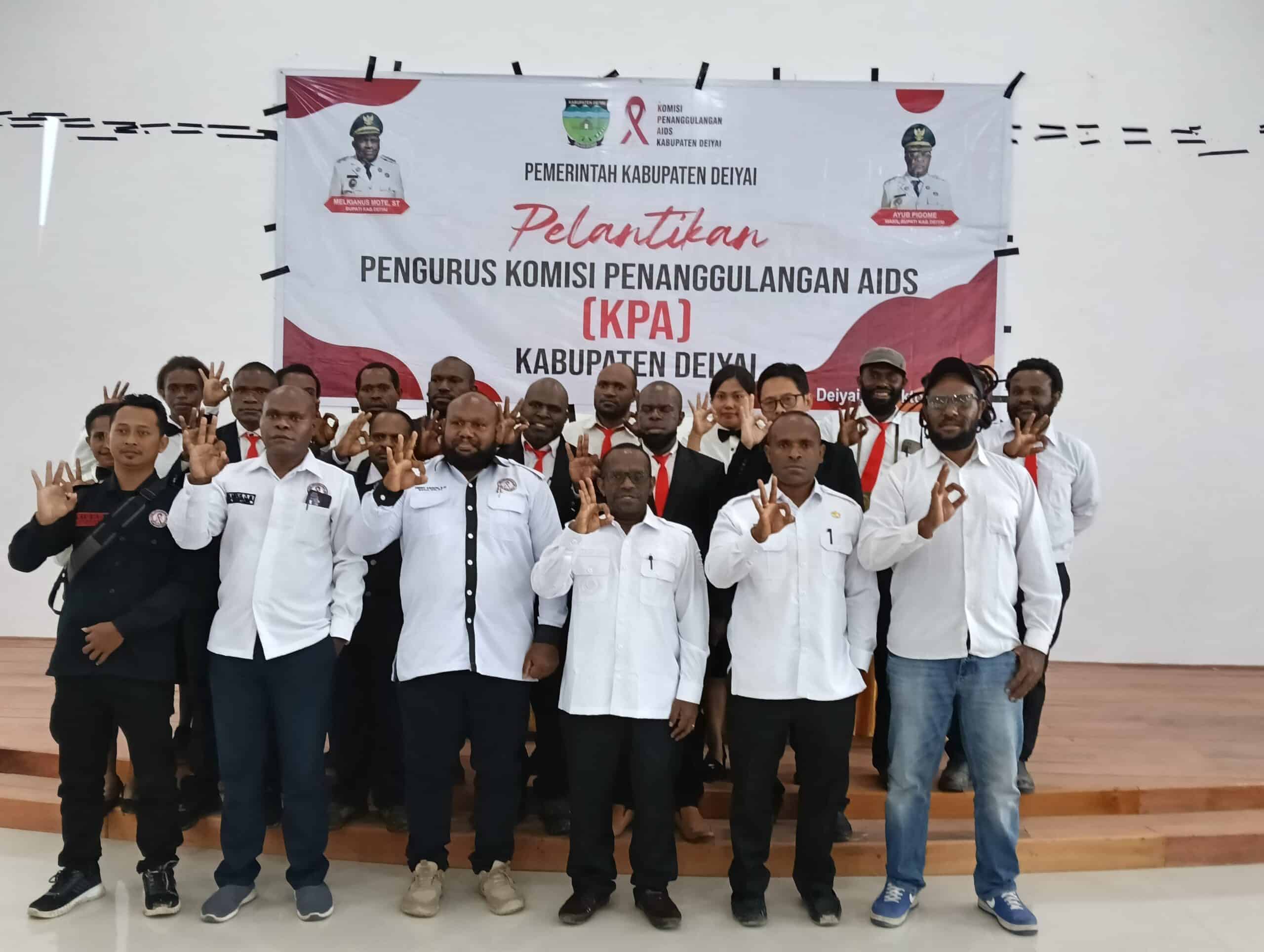 Bupati Deiyai sarankan KPA jalin kolaborasi dengan LSM 3 KPA Deiyai
