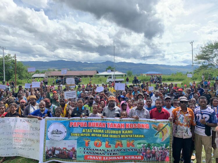 Aliansi Masyarakat Adat Lembah Kebar tolak PSN 1 PSN