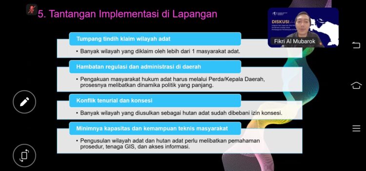 Pengelolaan hutan adat dalam kawasan konservasi menghadapi tantangan, kewenangan, dan keseimbangan 1 Hutan Adat