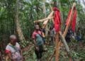 Masyarakat Adat Suku Afsya tanam patok di Hutan Bariat, tolak PT ASI 32 Suku Afsya