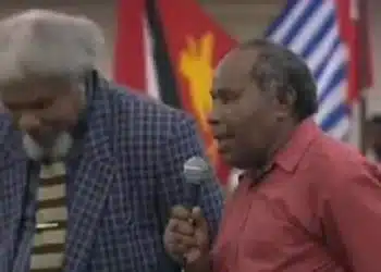 The unforgotten Papuan political history 1 The late Tom Beanal (right) and Theys Hiyo Eluay (left), two Papuan political leader - Supplied