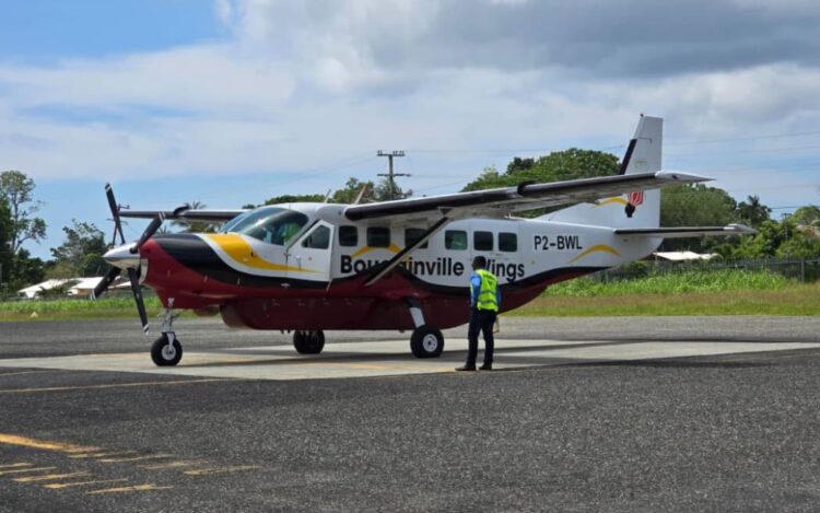 Pemerintah Otonom Bougainville meluncurkan maskapai penerbangan nasional baru 1 Bougainville