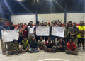 Members of the Wio Student Association (IMPW) Jayawijaya in the study city of Jayapura deliver their official statement in Jayapura, Papua, Wednesday (April 1, 2026). — Jubi/IMPW Documentation