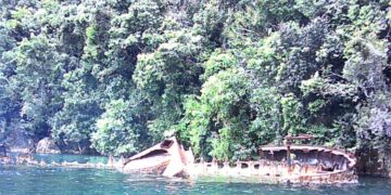 Wells, shipwreck, and monkeys: Traces of World War II on the Edge of Mount Mher, Youtefa Bay 26 Japanese Warship Wreck at Vim Beach, Youtefa Bay – Jubi/Dominggus Mampioper