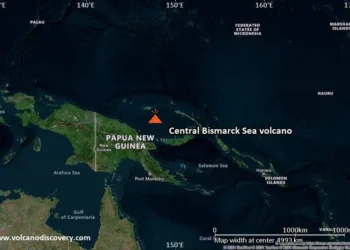 Sulit memprediksi kemungkinan letusan besar gunung berapi bawah laut di PNG 9 gunung berapi