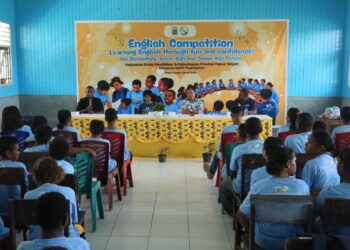 Pelaksanaan English Competition Sebagai bagian dari evaluasi program SAPA Foundation - Dok. Untuk Jubi