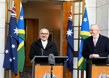 PM Kepulauan Solomon dan PM Australia