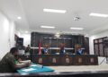 Suasana persidangan gugatan terhadap SK Bupati Merauke Papua Selatan memasuki agenda pembuktian kedua, di PTUN Jayapura, Kota Jayapura, Papua Selasa (23/06/2026).-Aida Ulim