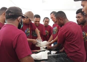 Pelatihan kaki palsu Sinode GKI