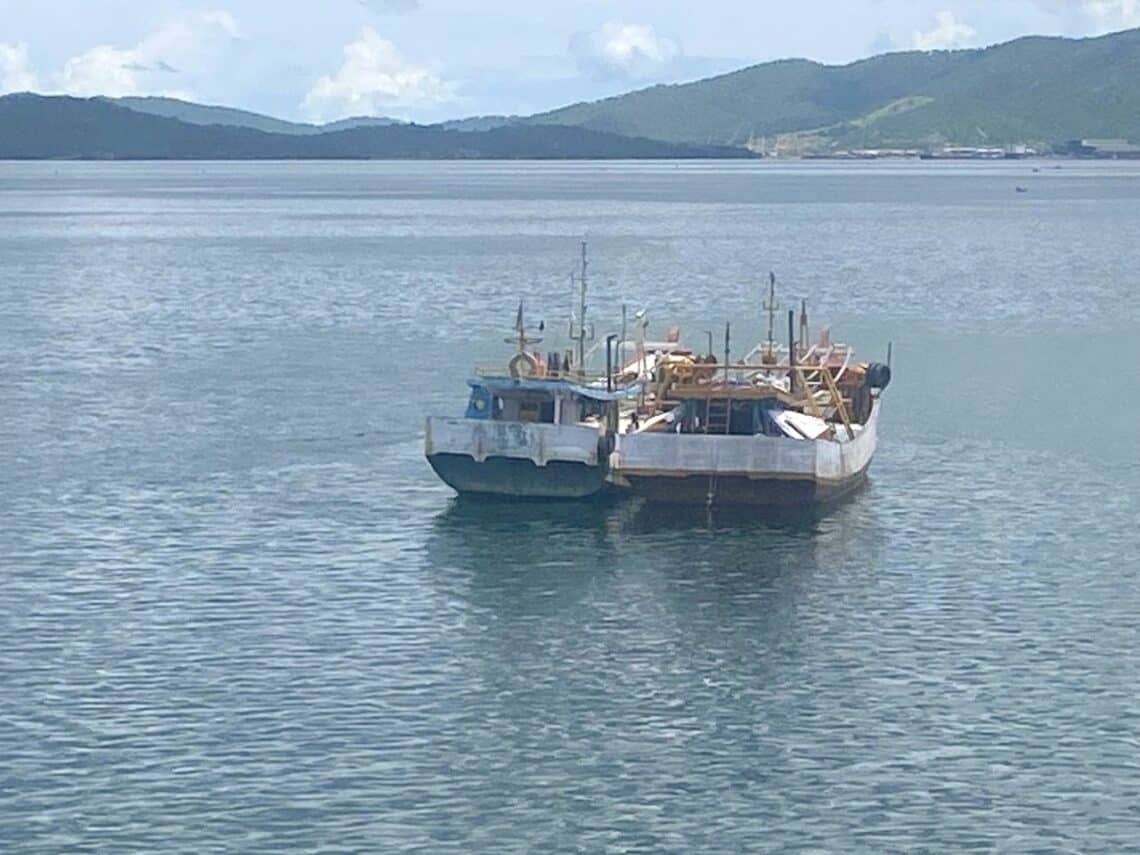 Kapal nelayan Merauke di PNG