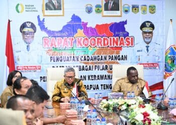 Rakor cadangan pangan Pemprov Papua Tengah