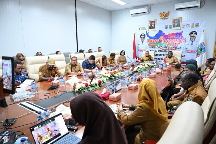 Rakor cadangan pangan Pemprov Papua Tengah