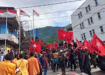 Polda Papua evaluasi penanganan demonstrasi
