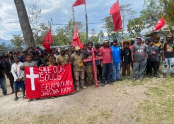 DPR Papua Pegunungan sasaran aksi damai KNPB dan OKP Cipayung 4 KNPB dan OKP Cipayung di DPR Papua Pegunungan