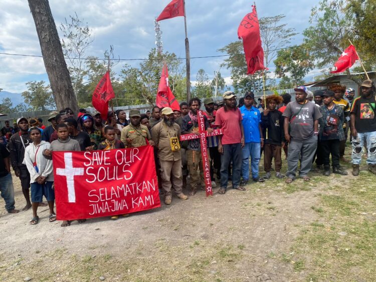 DPR Papua Pegunungan sasaran aksi damai KNPB dan OKP Cipayung 1 KNPB dan OKP Cipayung di DPR Papua Pegunungan