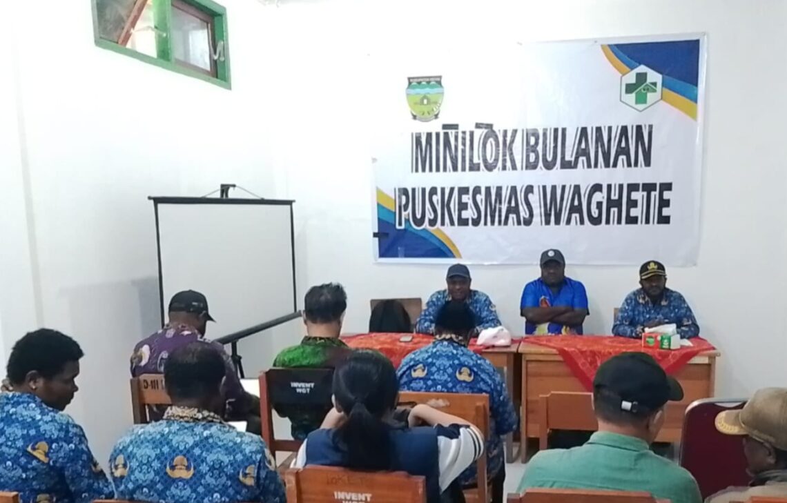 Dinkes Papua Tengah monev implementasi ILP pada 8 Puskesmas lokus 1 Dinkes monev di Puskesmas