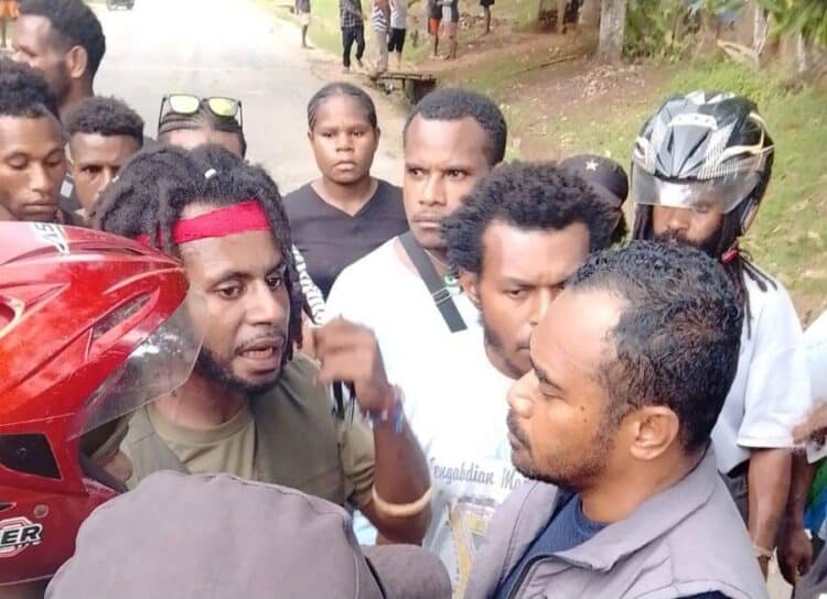 Polres Jayapura bubarkan aktivis KNPB