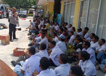 Polres Jayapura: Pelajar yang diamankan 78 orang dan sudah dipulangkan 14 Pelajar diamankan
