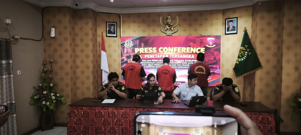 Tersangka korupsi pembangunan kantor Bupati Boven Digoel