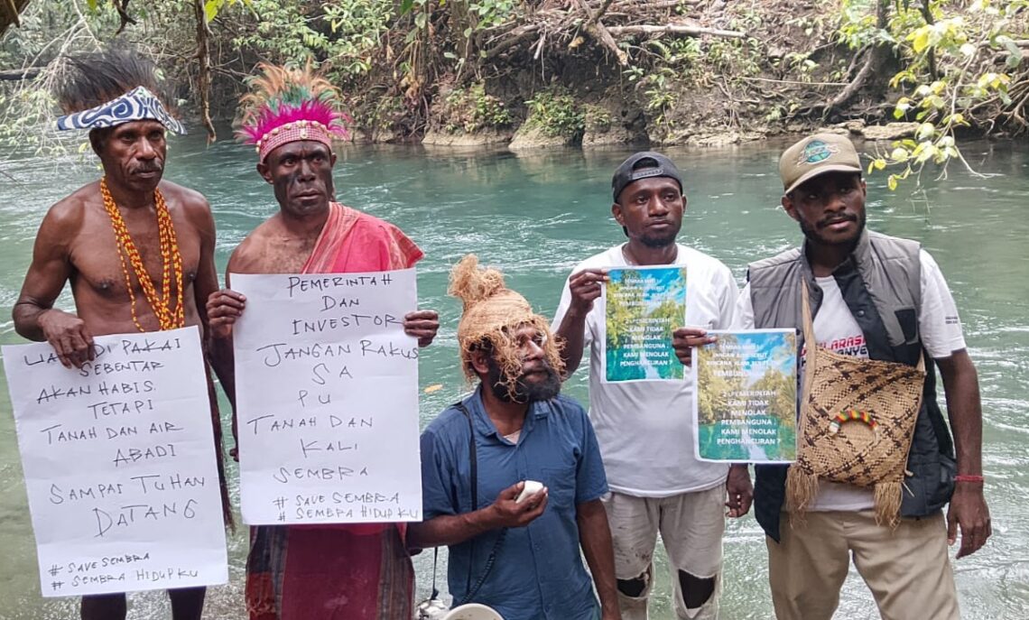 Masyarakat adat tolak Sungai Sembra dijadikan sumber air