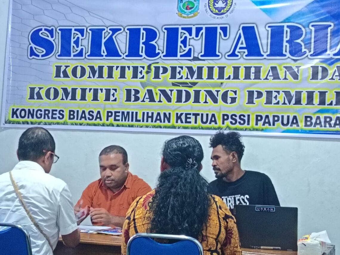 Calon Ketum PSSI Papua Barat