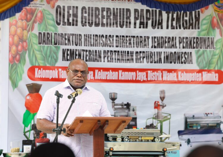 Kemasan kopi Papua Tengah